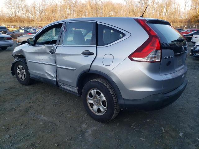 2HKRM4H30EH724783 - 2014 HONDA CR-V LX SILVER photo 2