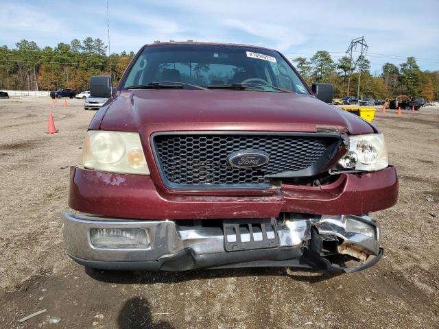 1FTPX02525KD45366 - 2005 FORD F150 BURGUNDY photo 5