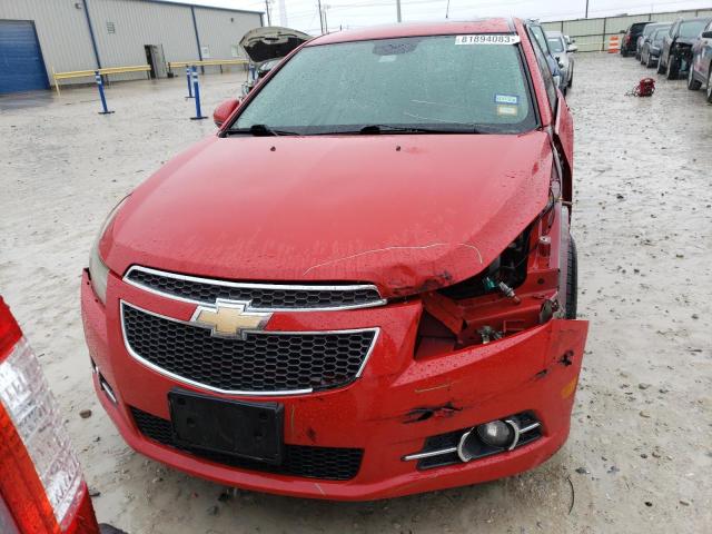 1G1PC5SB0D7248479 - 2013 CHEVROLET CRUZE LT RED photo 5