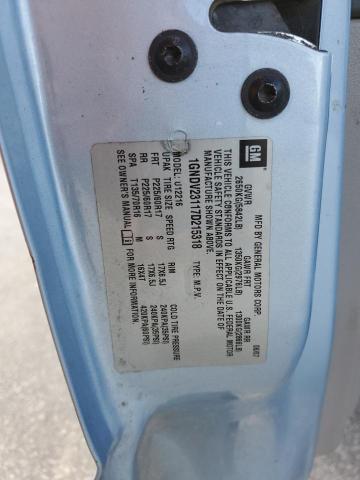 1GNDV23117D215318 - 2007 CHEVROLET UPLANDER LS BLUE photo 13