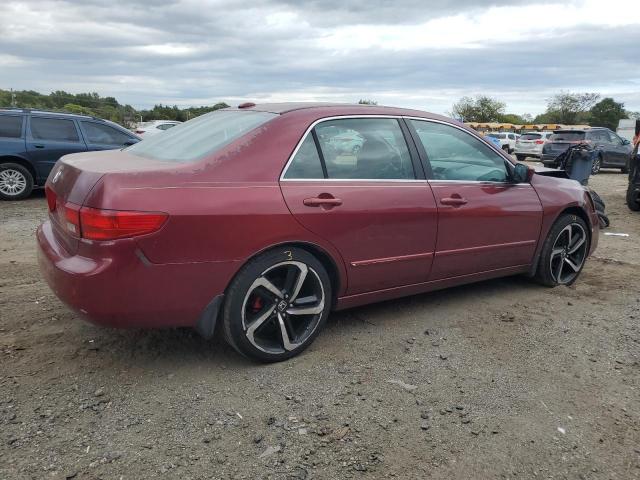 1HGCM56835A150120 - 2005 HONDA ACCORD EX Бордовый фото 3