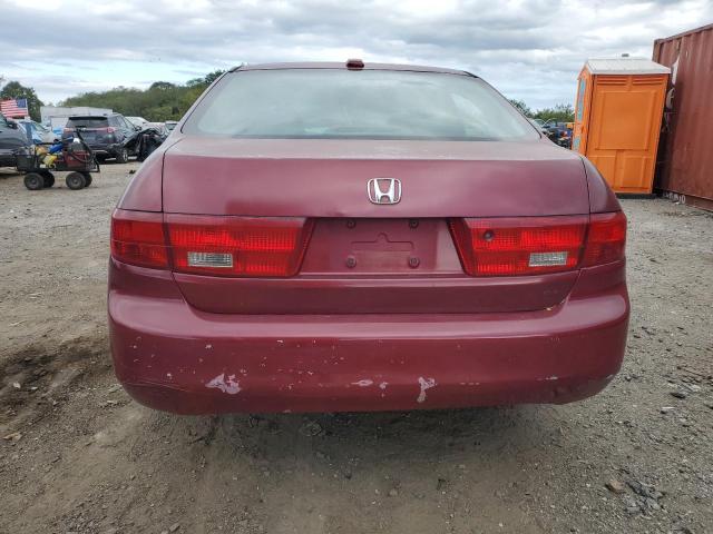 1HGCM56835A150120 - 2005 HONDA ACCORD EX Бордовый фото 6