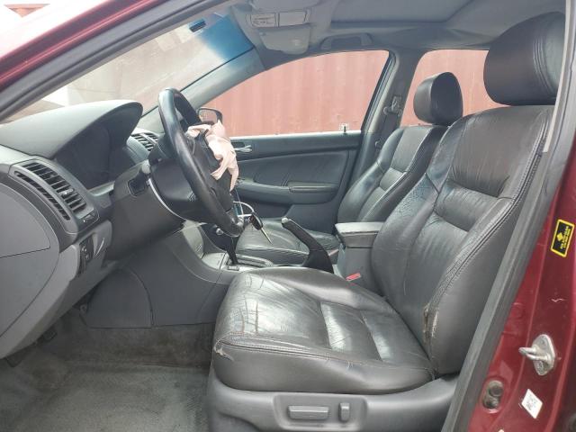 1HGCM56835A150120 - 2005 HONDA ACCORD EX Бордовый фото 7