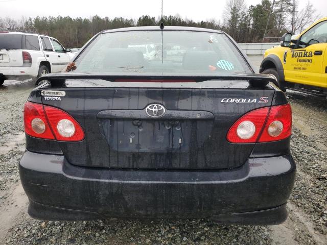 1NXBR32E66Z760424 - 2006 TOYOTA COROLLA CE BLACK photo 6