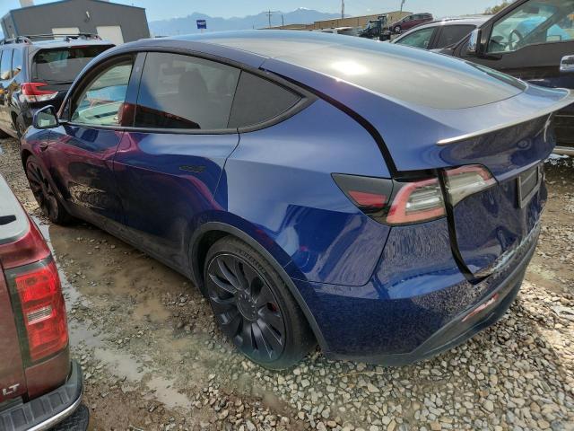 5YJYGDEF7LF014051 - 2020 TESLA MODEL Y 蓝色 照片 2