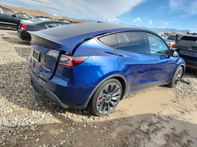 5YJYGDEF7LF014051 - 2020 TESLA MODEL Y 蓝色 照片 3