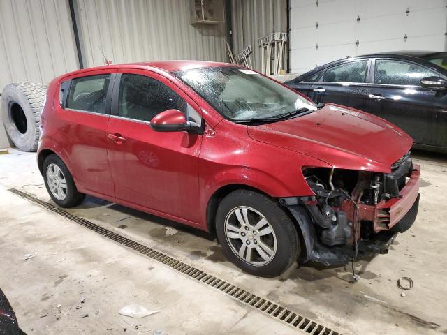 1G1JC6SHXC4112327 - 2012 CHEVROLET SONIC LT RED photo 4