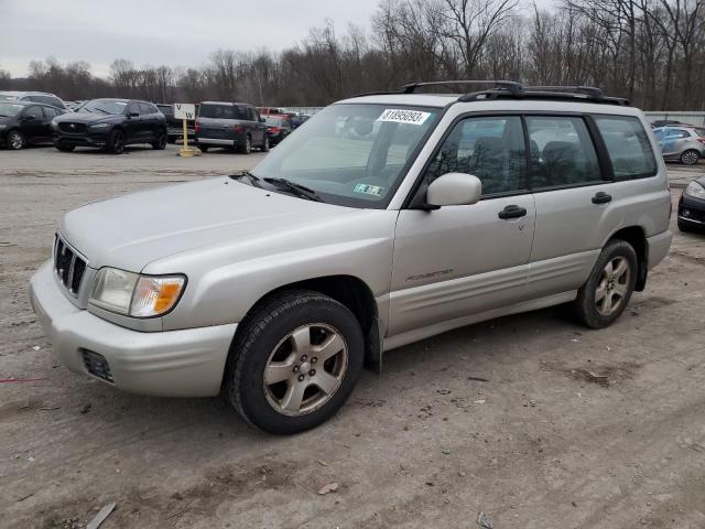JF1SF65661H724663 - 2001 SUBARU FORESTER S SILVER photo 1