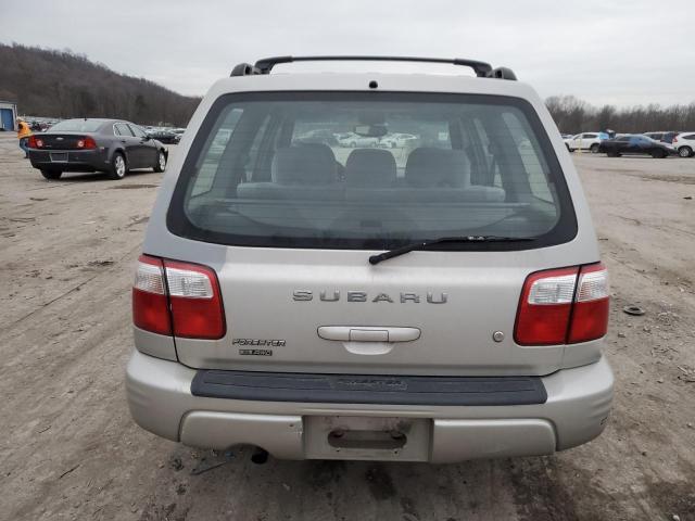JF1SF65661H724663 - 2001 SUBARU FORESTER S SILVER photo 6