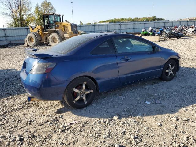2HGFG126X7H548690 - 2007 HONDA CIVIC LX BLUE photo 3