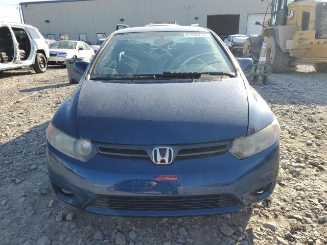 2HGFG126X7H548690 - 2007 HONDA CIVIC LX BLUE photo 5