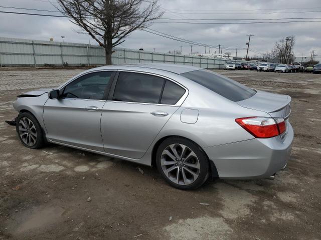 1HGCR2F53EA128978 - 2014 HONDA ACCORD SPORT SILVER photo 2