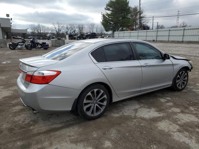 1HGCR2F53EA128978 - 2014 HONDA ACCORD SPORT SILVER photo 3