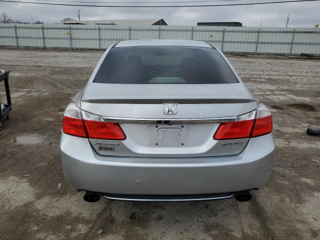 1HGCR2F53EA128978 - 2014 HONDA ACCORD SPORT SILVER photo 6