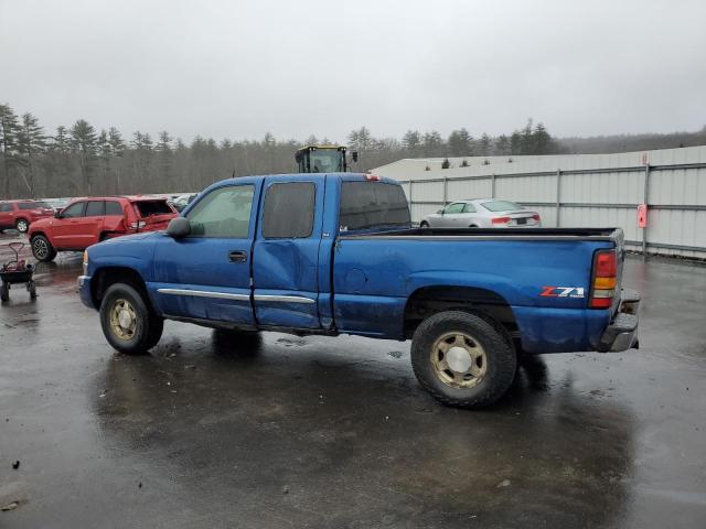 2GTEK19T041398923 - 2004 GMC NEW SIERRA K1500 BLUE photo 2