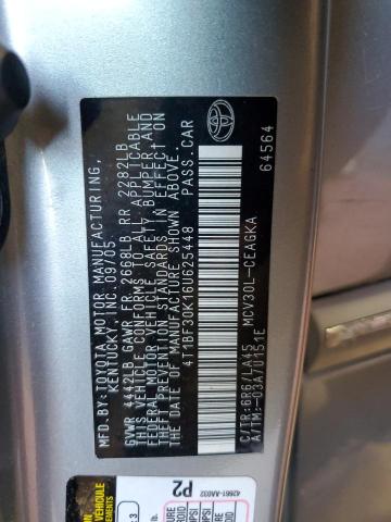 4T1BF30K16U625448 - 2006 TOYOTA CAMRY LE TAN photo 14