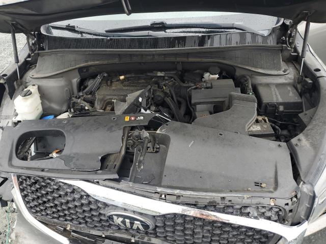 5XYPH4A52GG096386 - 2016 KIA SORENTO EX GRAY photo 11