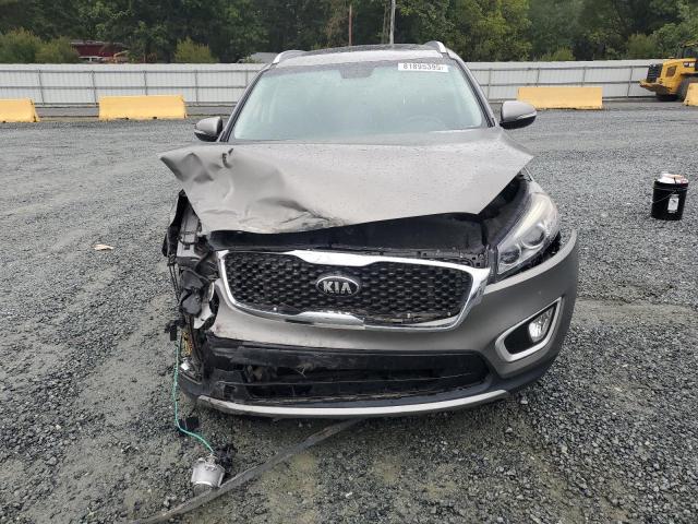 5XYPH4A52GG096386 - 2016 KIA SORENTO EX GRAY photo 5