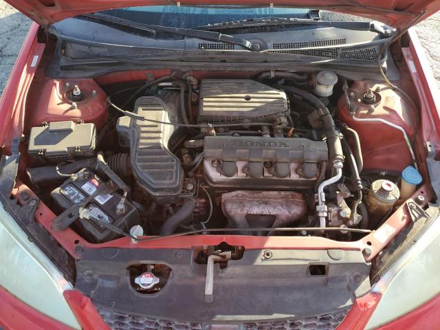 1HGEM22155L029805 - 2005 HONDA CIVIC DX VP Rouge photo 11