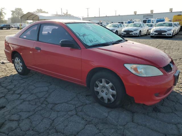 1HGEM22155L029805 - 2005 HONDA CIVIC DX VP Rouge photo 4