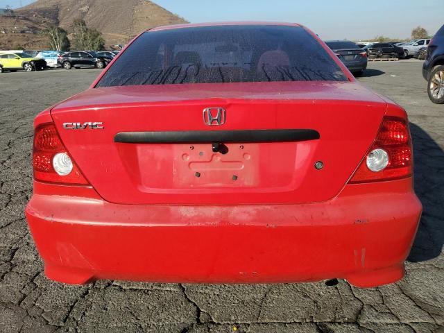 1HGEM22155L029805 - 2005 HONDA CIVIC DX VP Rouge photo 6