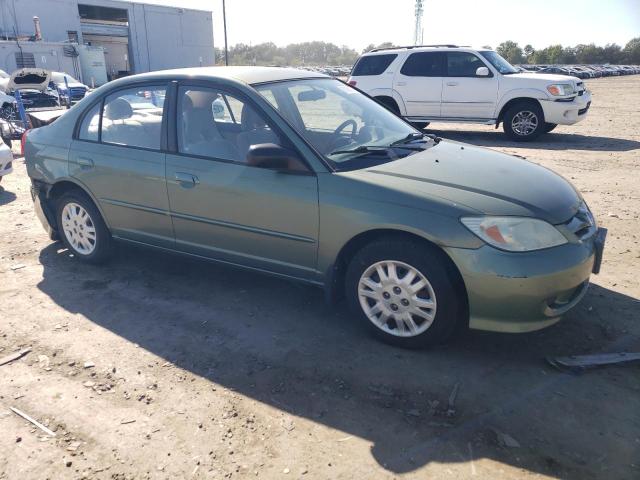 2HGES16594H501030 - 2004 HONDA CIVIC LX GREEN photo 4