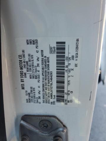 NM0LS7E70L1464293 - 2020 FORD TRANSIT CO XL WHITE photo 14