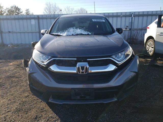 2HKRW2H28KH129116 - 2019 HONDA CR-V LX GRAY photo 5