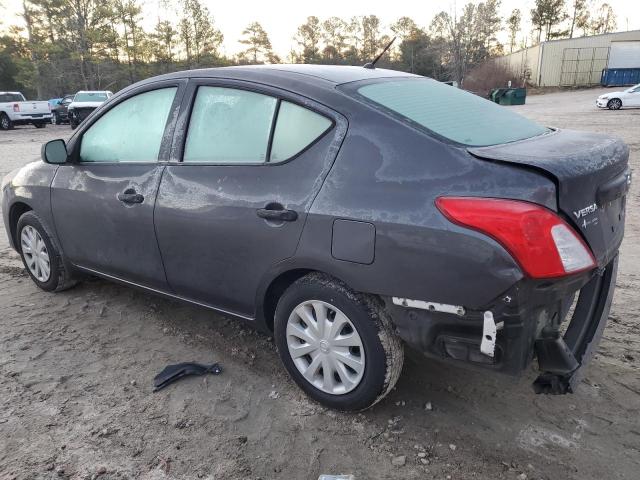 3N1CN7AP2FL935215 - 2015 NISSAN VERSA S GRAY photo 2