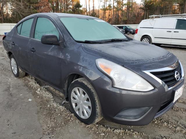 3N1CN7AP2FL935215 - 2015 NISSAN VERSA S GRAY photo 4