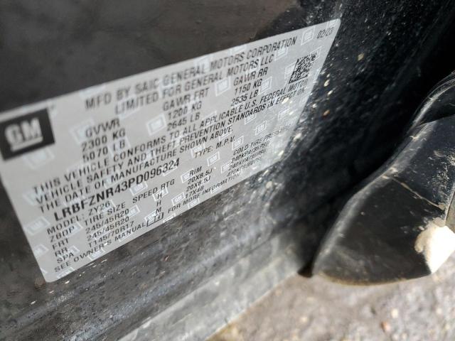 LRBFZNR43PD096324 - 2023 BUICK ENVISION ESSENCE Սև լուսանկար 12