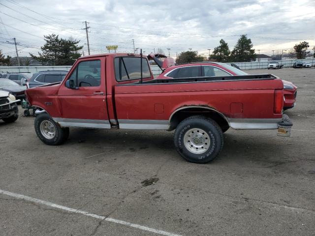 1FTEF15Y3TLA63041 - 1996 FORD F-150 RED photo 2