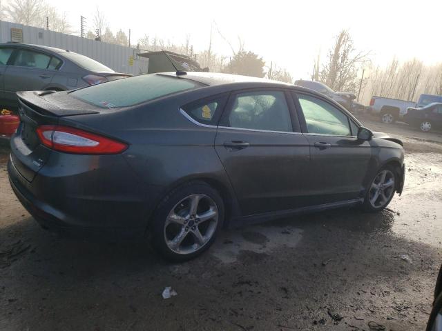 3FA6P0HDXFR251992 - 2015 FORD FUSION SE GRAY photo 3