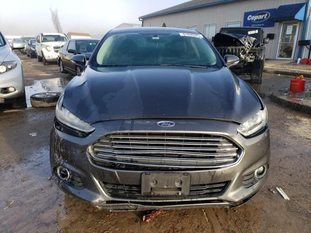 3FA6P0HDXFR251992 - 2015 FORD FUSION SE GRAY photo 5