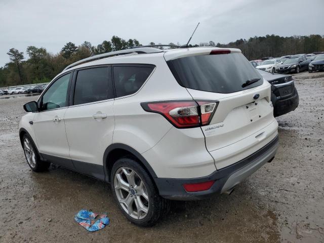 1FMCU0JD2HUA67654 - 2017 FORD ESCAPE TITANIUM WHITE photo 2