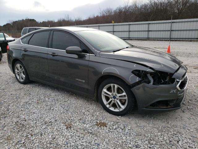 3FA6P0LU8JR209188 - 2018 FORD FUSION SE HYBRID CHARCOAL photo 4