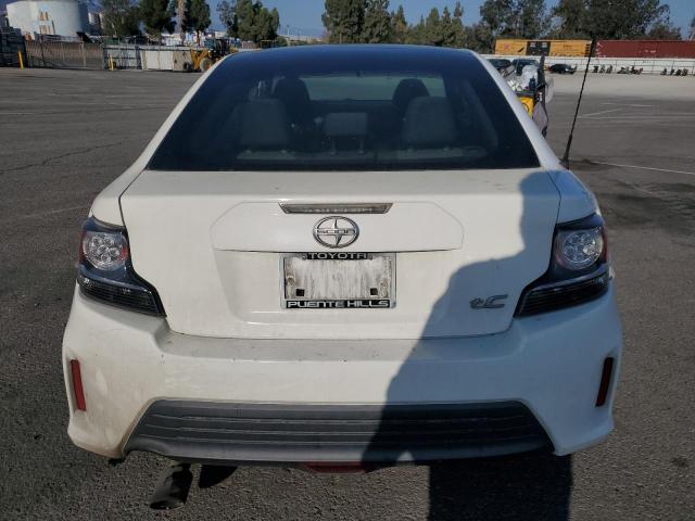 JTKJF5C75E3077647 - 2014 TOYOTA SCION TC WHITE photo 6