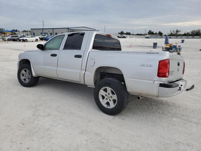 1D7CW3GK8AS140099 - 2010 DODGE DAKOTA SXT SILVER photo 2