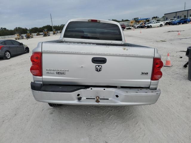 1D7CW3GK8AS140099 - 2010 DODGE DAKOTA SXT SILVER photo 6