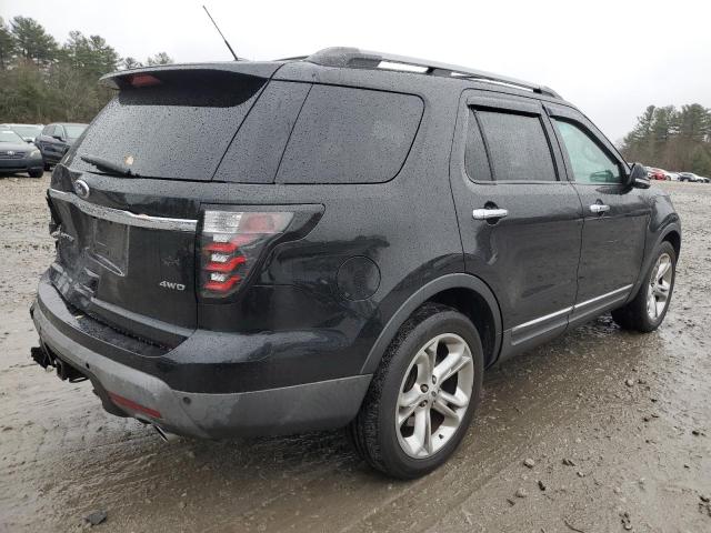 1FM5K8F89EGA05378 - 2014 FORD EXPLORER LIMITED BLACK photo 3