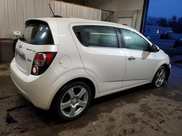 1G1JE6SB2F4212934 - 2015 CHEVROLET SONIC LTZ WHITE photo 3