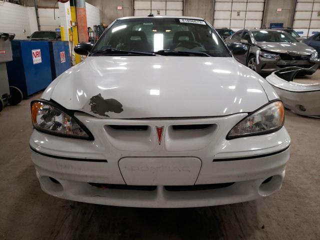 1G2NV52E93M576703 - 2003 PONTIAC GRAND AM GT1 WHITE photo 5