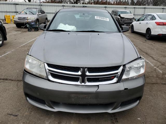 1C3CDZAB4DN661811 - 2013 DODGE AVENGER SE GRAY photo 5