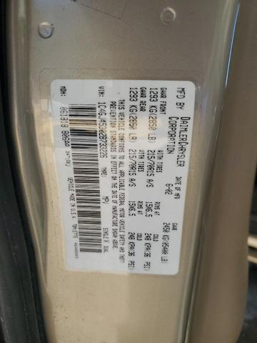 1C4GJ45302B733226 - 2002 CHRYSLER VOYAGER LX ბეჟი ფოტო 12