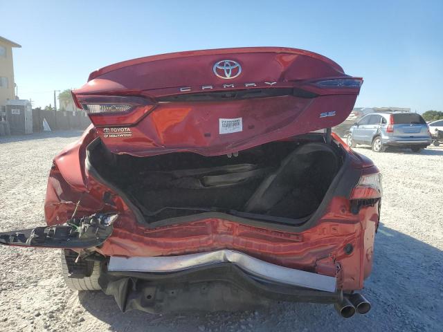 4T1G11AK6PU173747 - 2023 TOYOTA CAMRY SE NIGHT SHADE RED photo 6