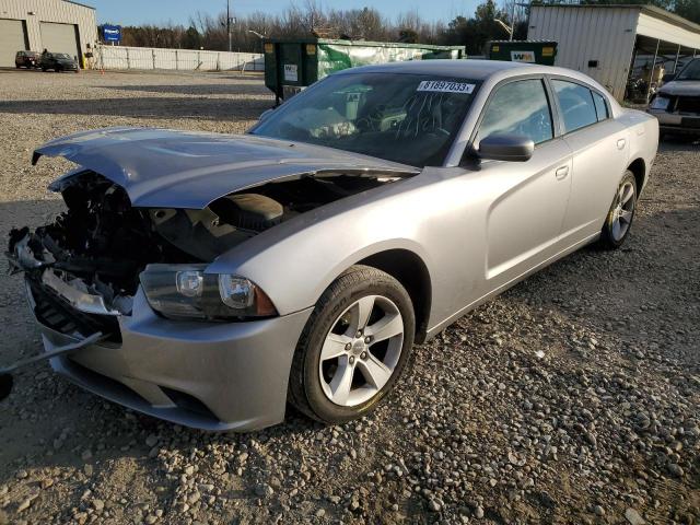 2C3CDXBGXEH192345 - 2014 DODGE CHARGER SE SILVER photo 1