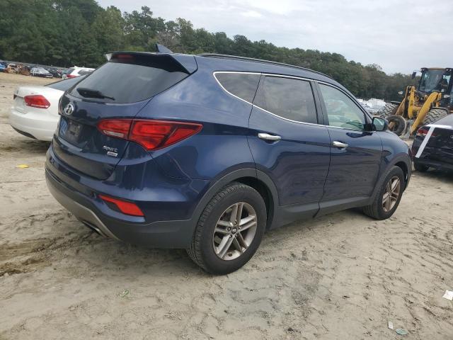 5XYZUDLB6HG496590 - 2017 HYUNDAI SANTA FE S BLUE photo 3