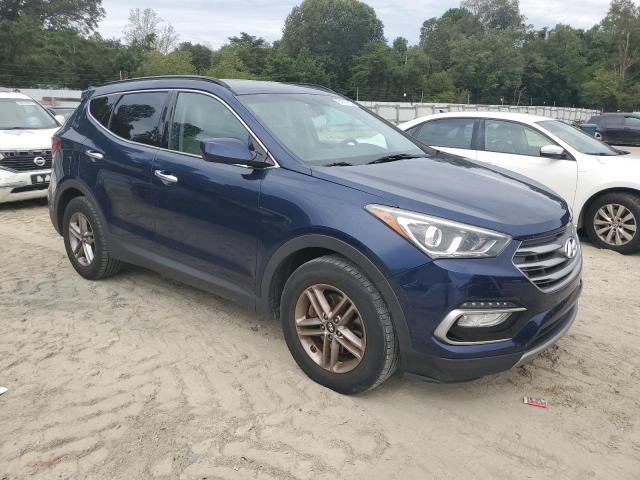 5XYZUDLB6HG496590 - 2017 HYUNDAI SANTA FE S BLUE photo 4