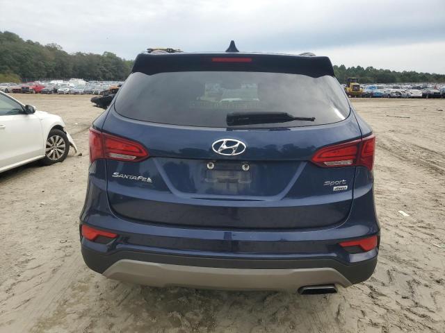 5XYZUDLB6HG496590 - 2017 HYUNDAI SANTA FE S BLUE photo 6