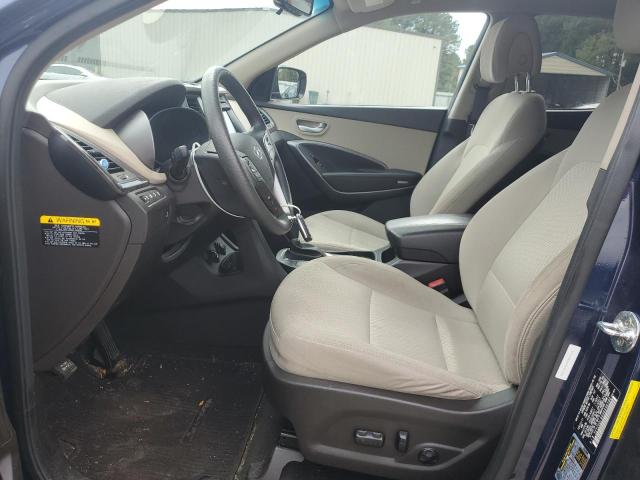 5XYZUDLB6HG496590 - 2017 HYUNDAI SANTA FE S BLUE photo 7
